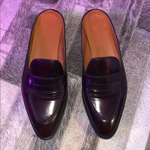 The Modern Penny Loafer Mule - Burgundy